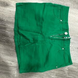 Refuge Emerald Green Shorts
